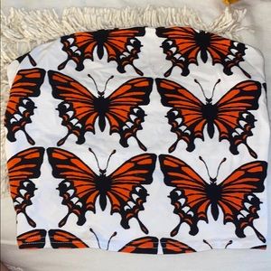 Urban outfitters butterfly tube top